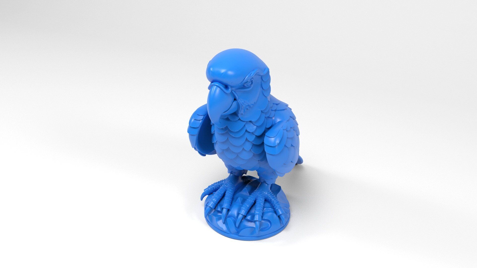 Parrot Figurine 3D print model_4