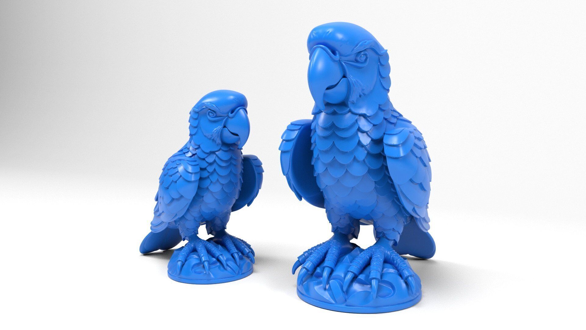 Parrot Figurine 3D print model_7