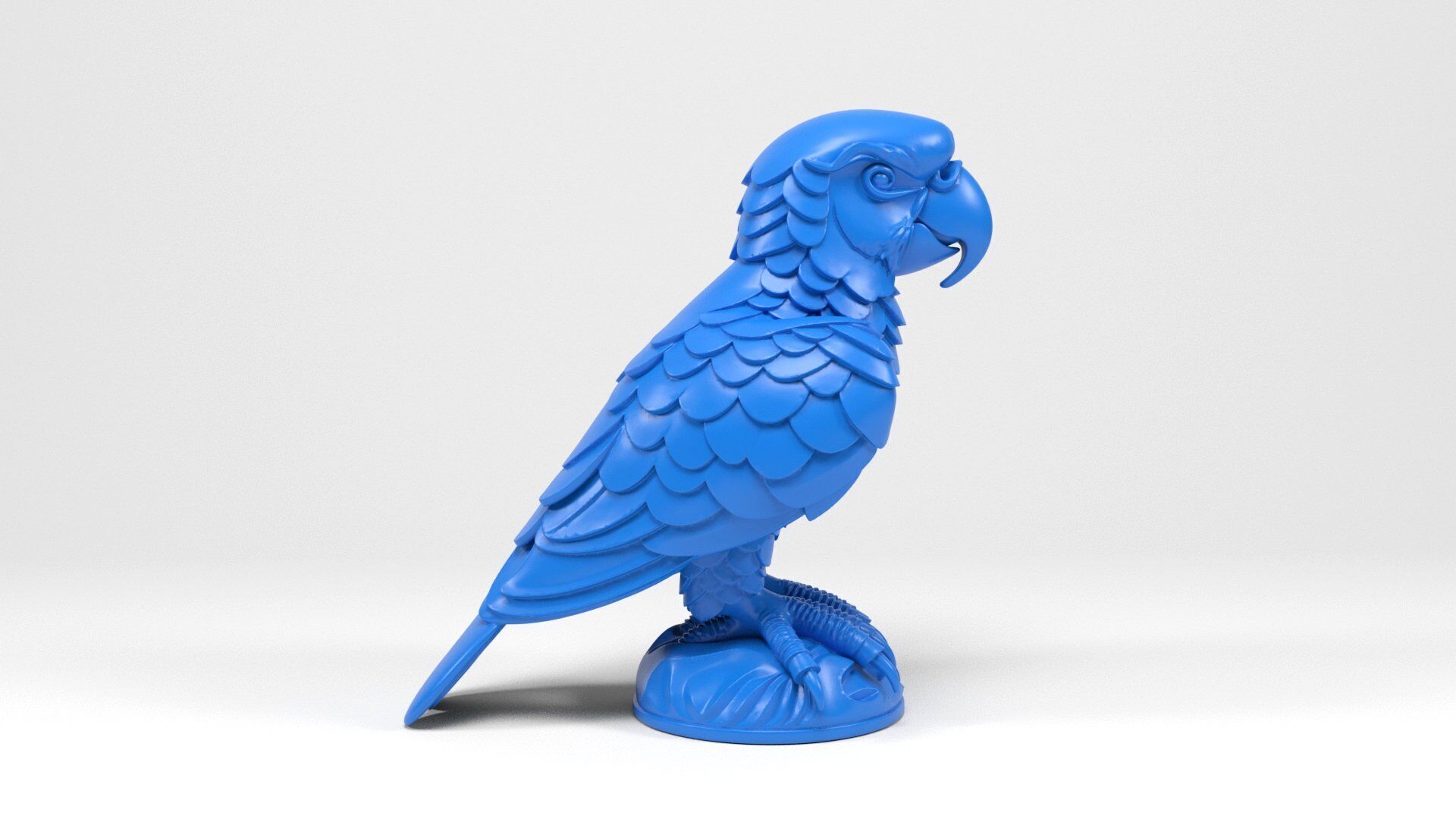 Parrot Figurine 3D print model_5