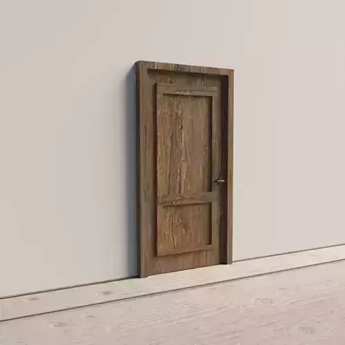 Animated Wooden Door