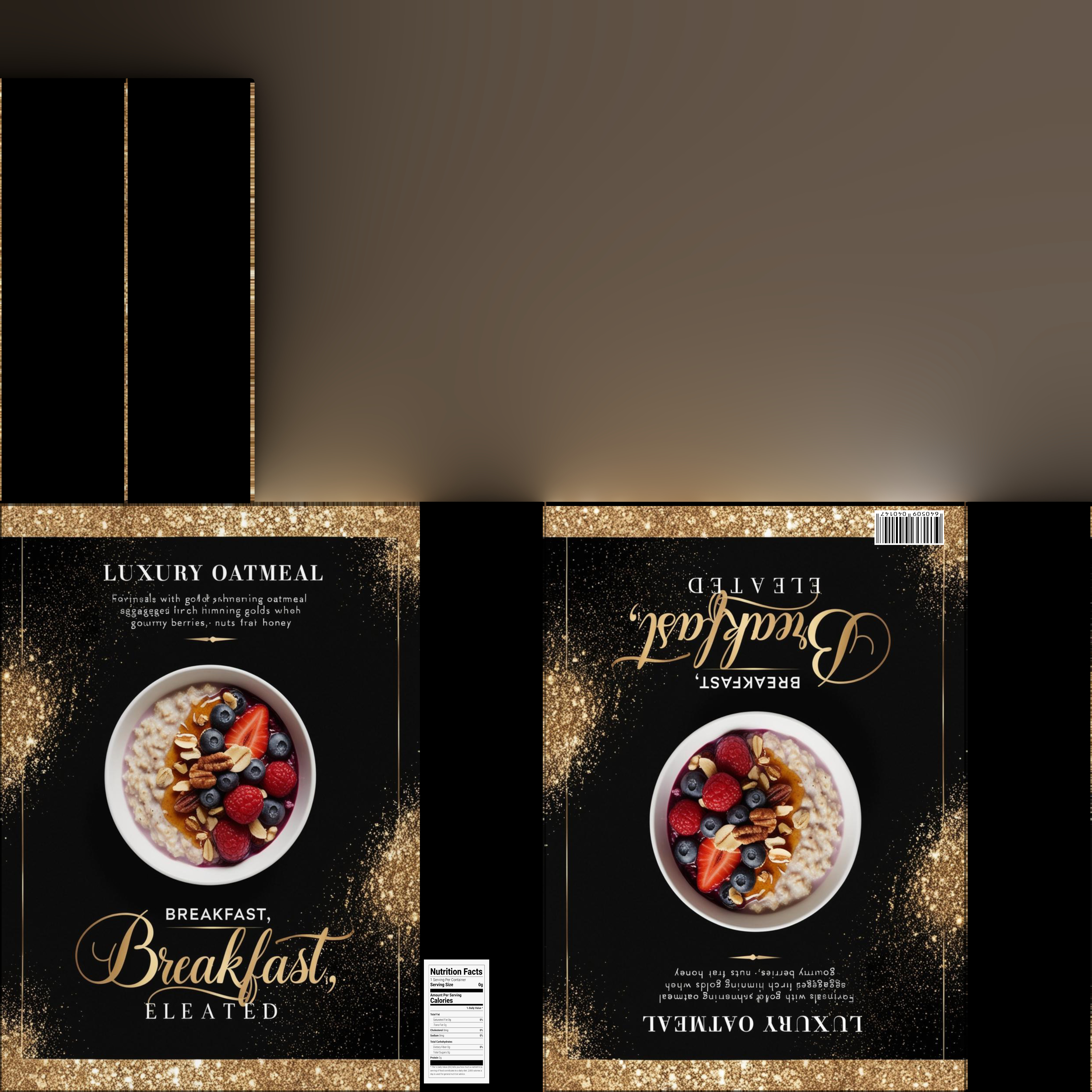 Dry breakfast and cereal-Instant Oatmeal-GAME READY PBR Low-poly 3D model_16