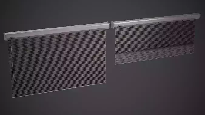 Venetian Blinds - PBR Texture Low-poly 3D model