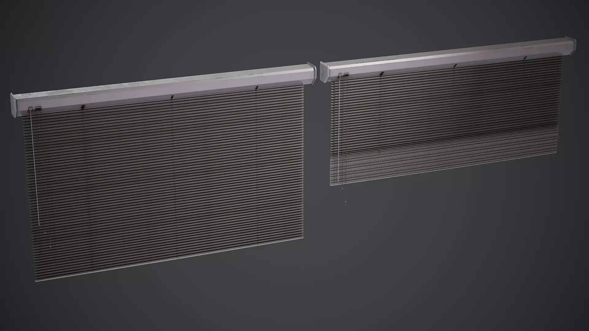 Venetian Blinds - PBR Texture Low-poly 3D model