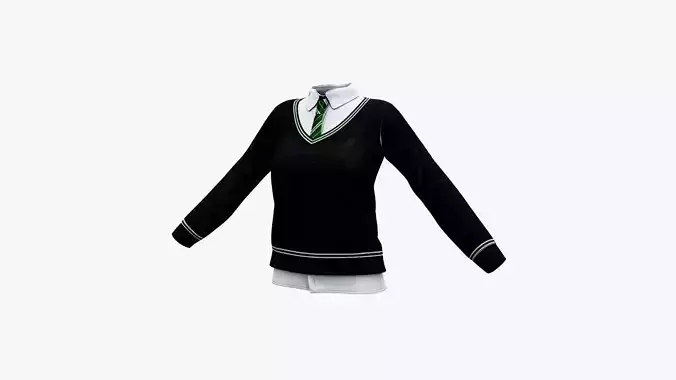 Hogwarts Uniform Shirt Slytherin