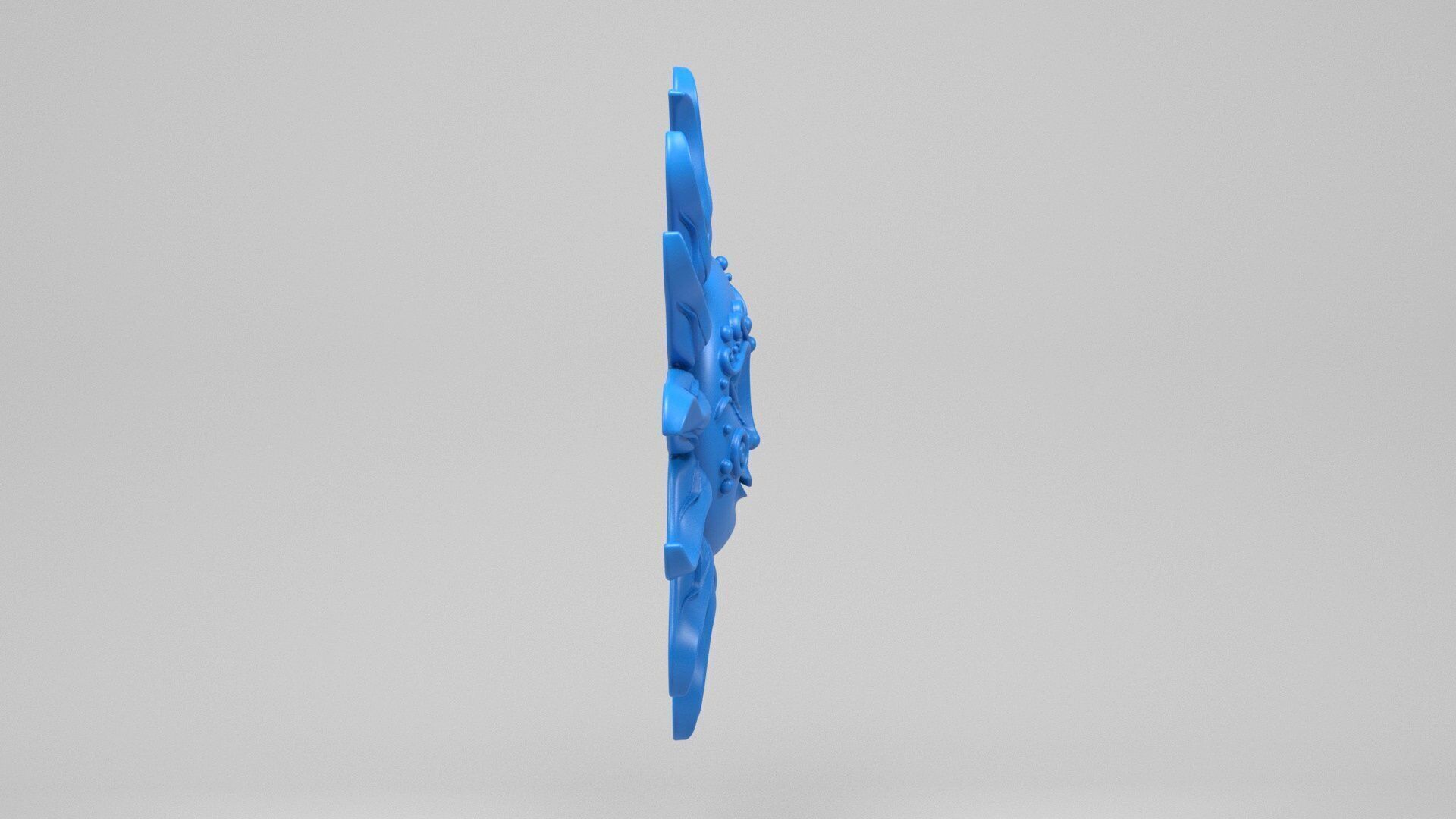 Sun wall decoration 3D print model_4