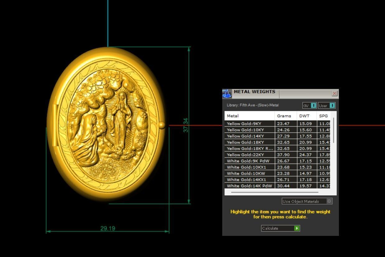 Feast Day of Our Lady of Lourdes box 3D print model_4