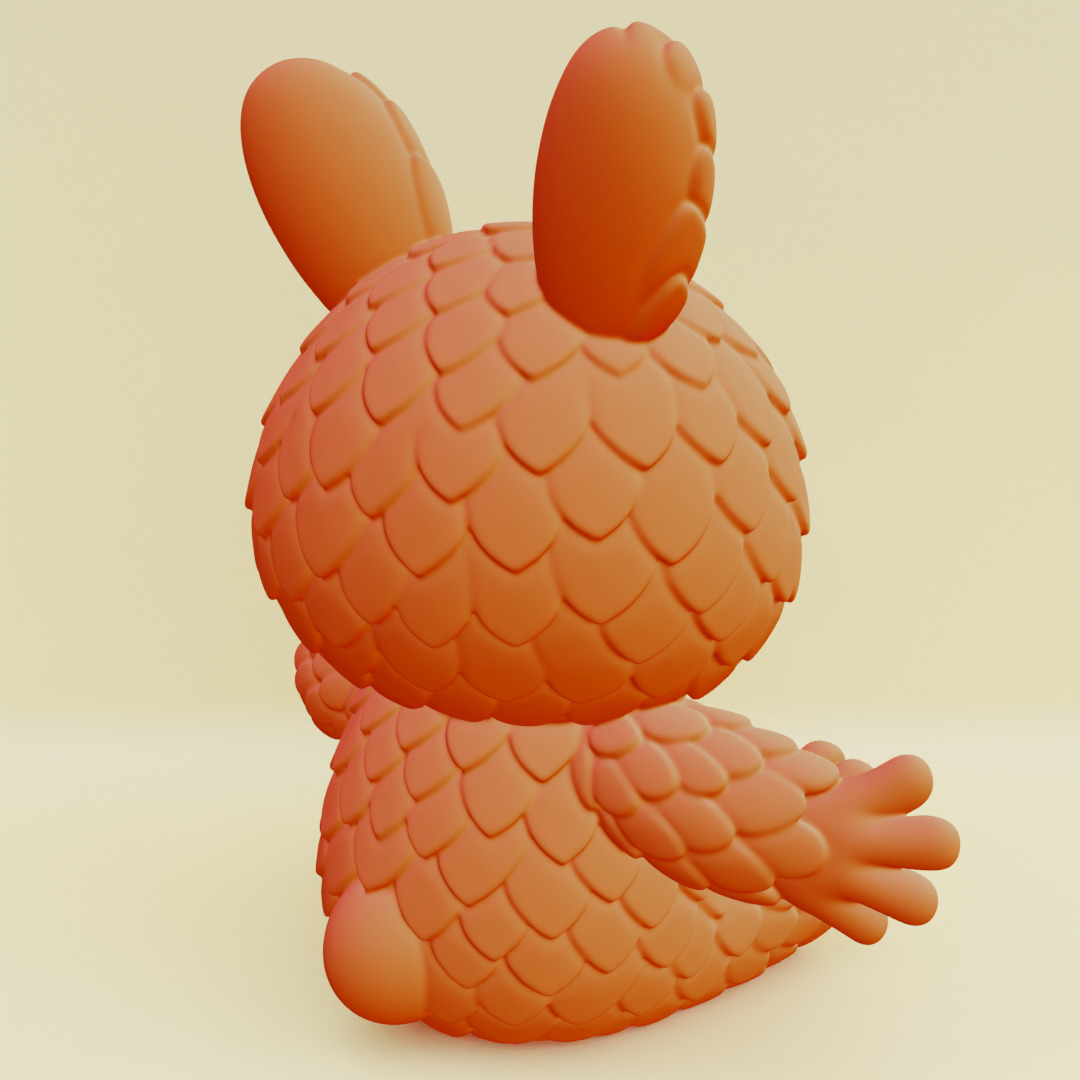 Labubu Beach Set Characters HEHE ZIZI Pop Mart Printable 3D print model_11