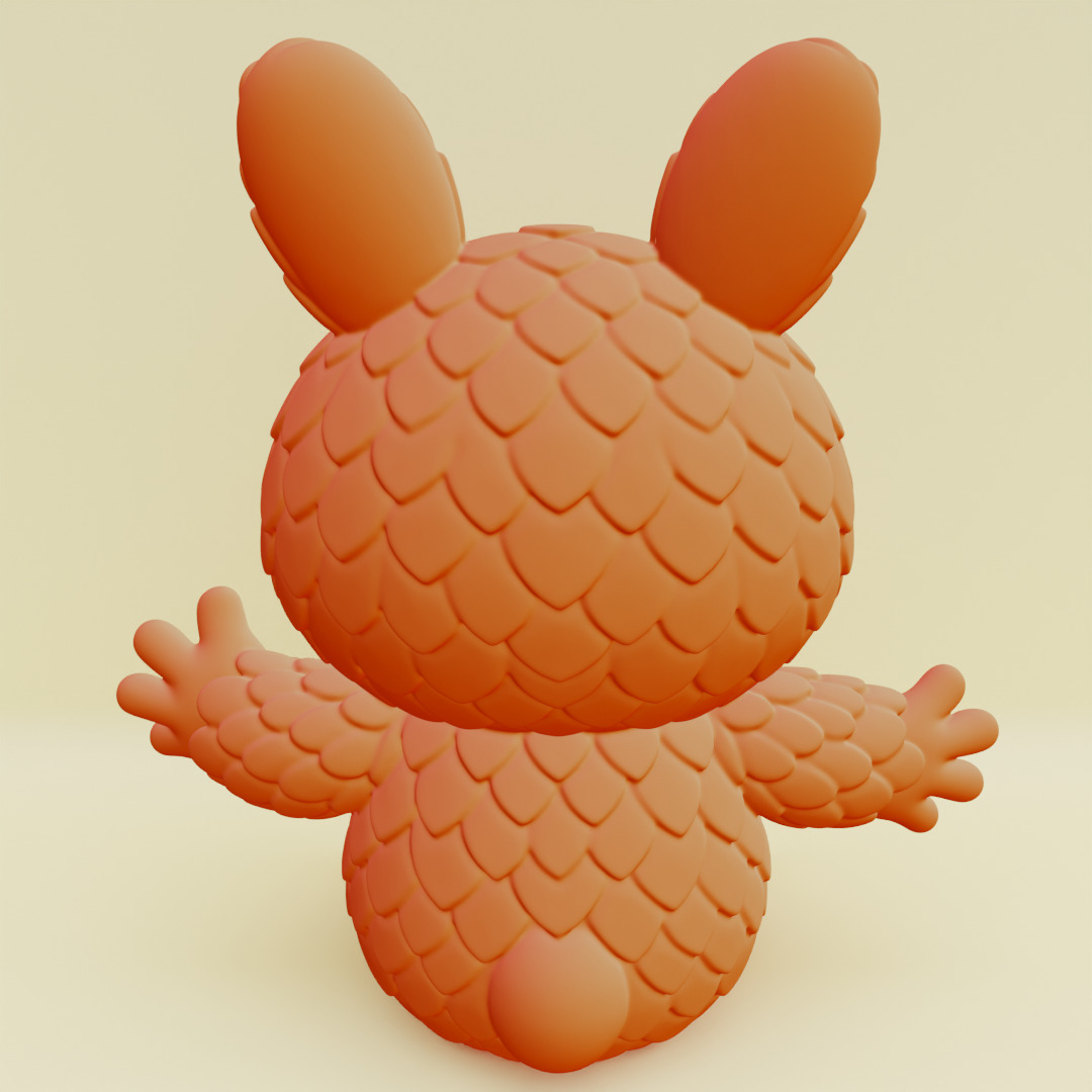 Labubu Beach Set Characters HEHE ZIZI Pop Mart Printable 3D print model_10