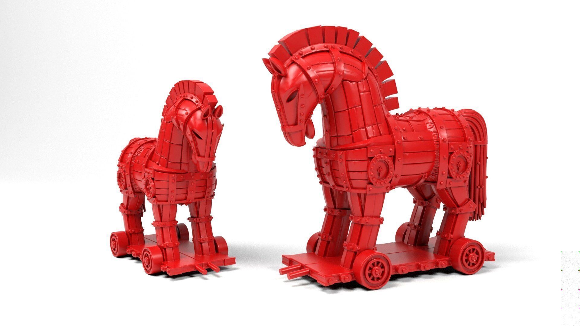 Trojan Horse 3D print model_7