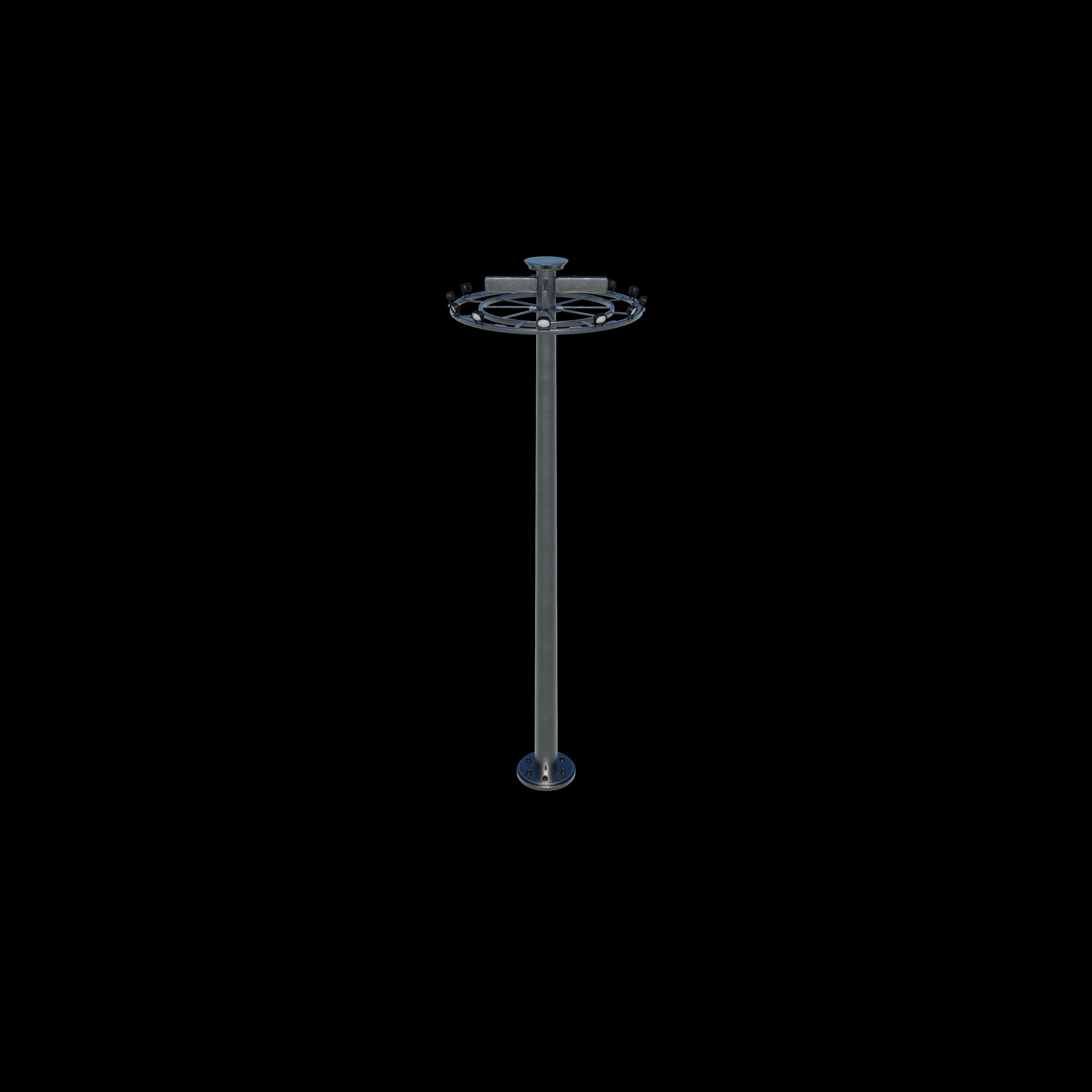 Stadium Light Tower  3D model_10
