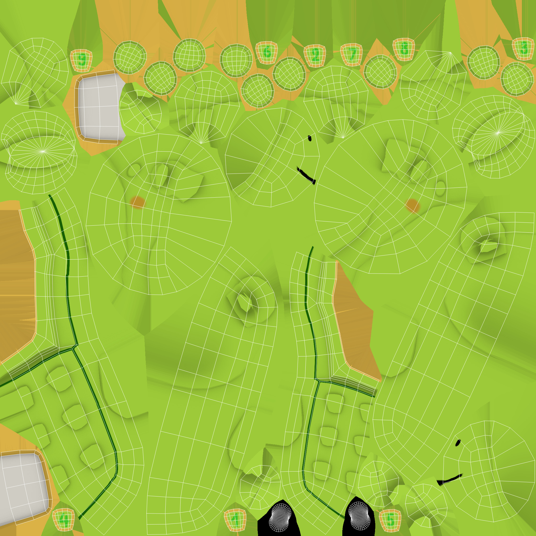 Cute Frog Phone Toy 3D Model - Stylized Cartoon Mobile Phone Low-poly 3D model_6