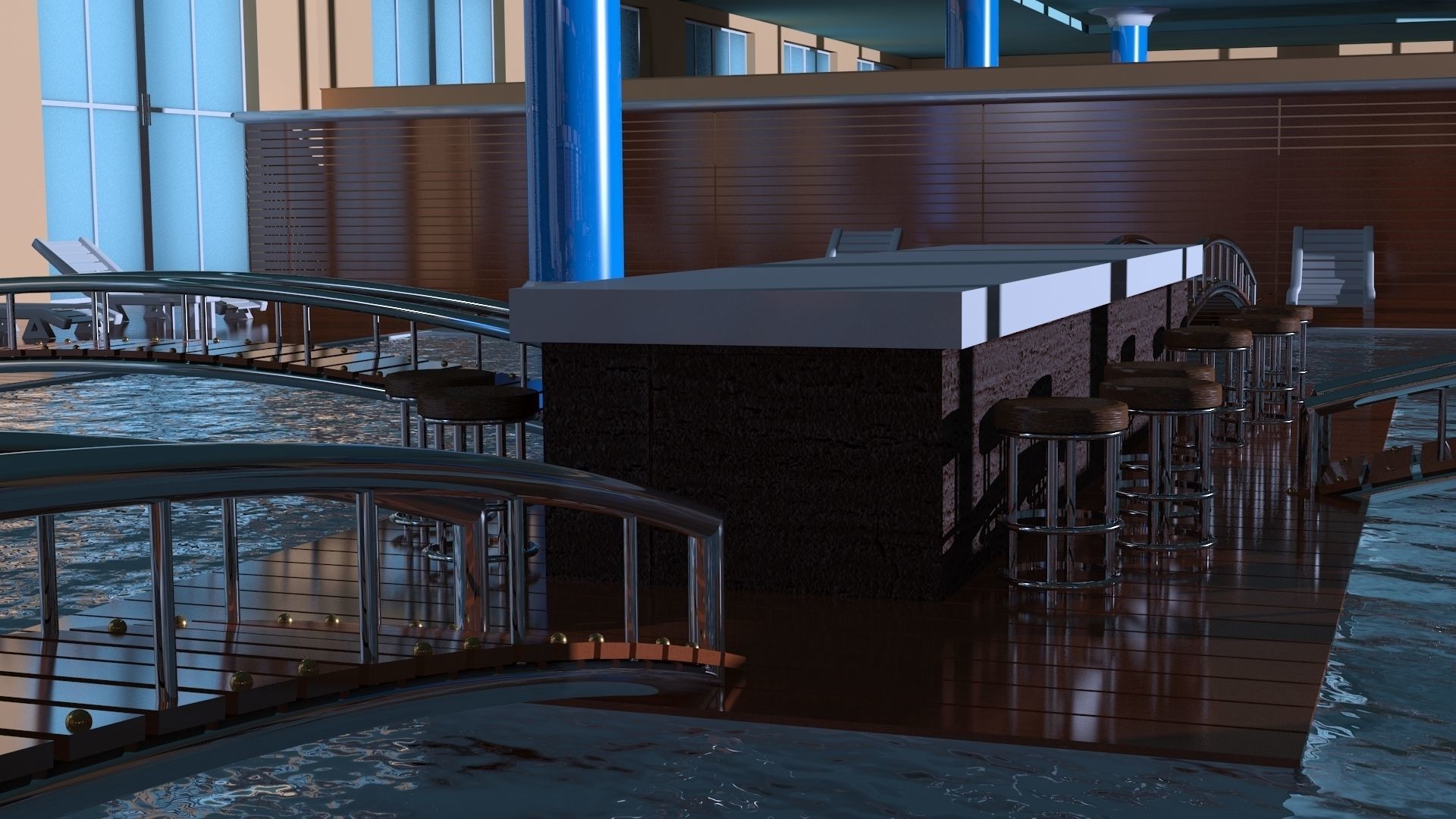 3ds models Low-poly 3D model_1