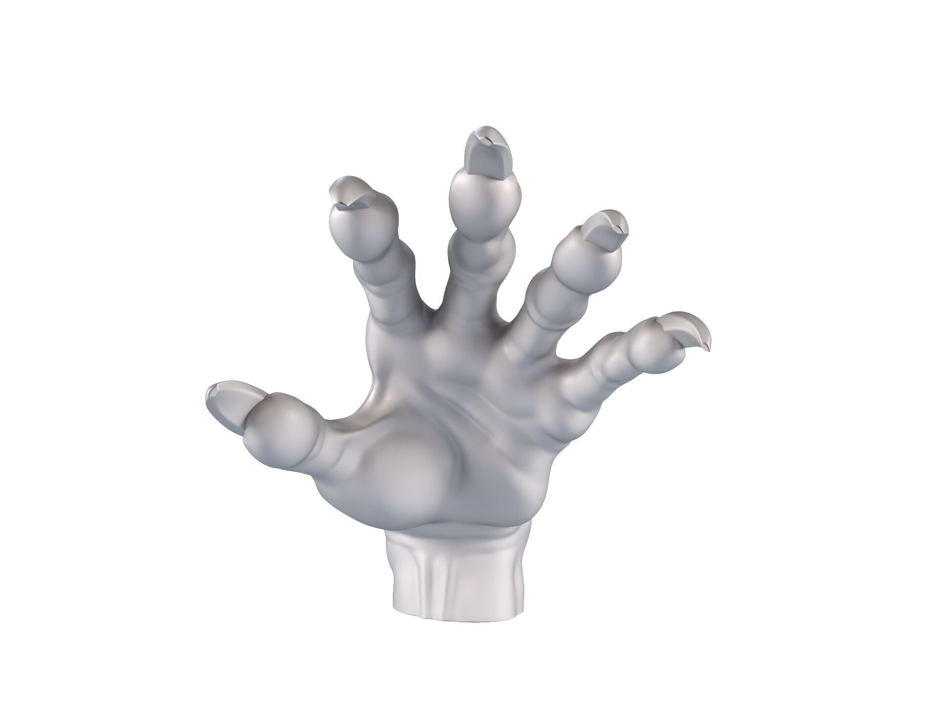 Werewolf Hand - Grab 3D print model_8