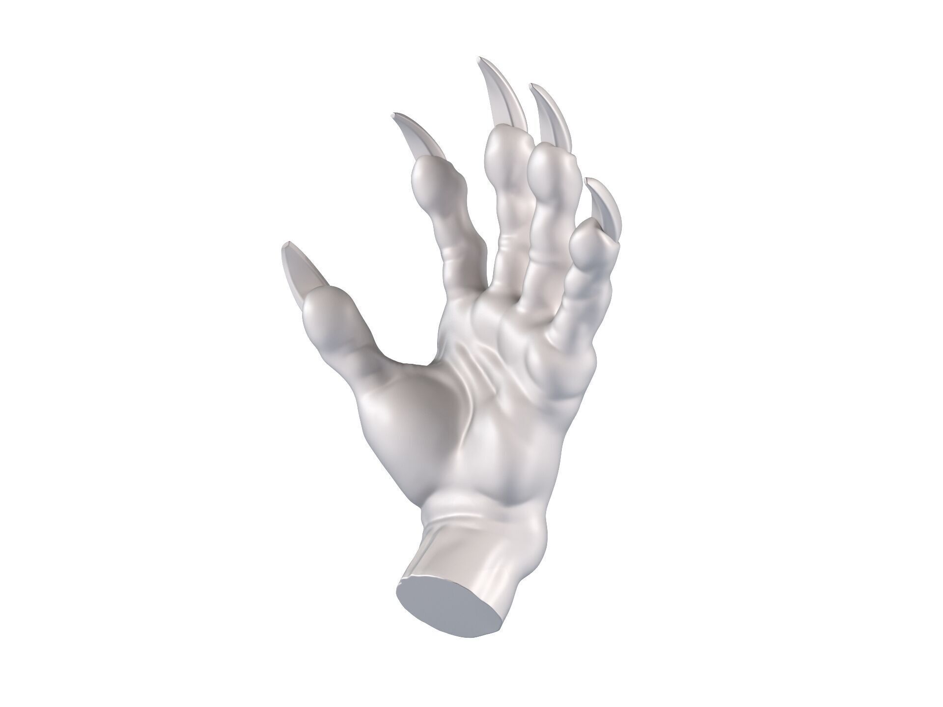 Werewolf Hand - Grab 3D print model_5