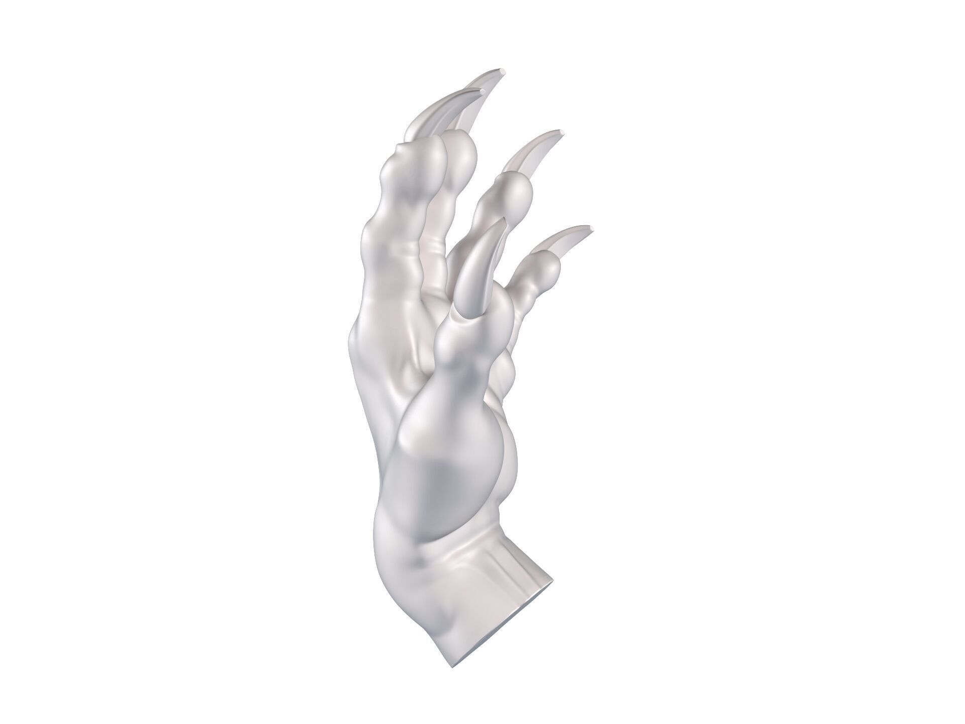 Werewolf Hand - Grab 3D print model_3