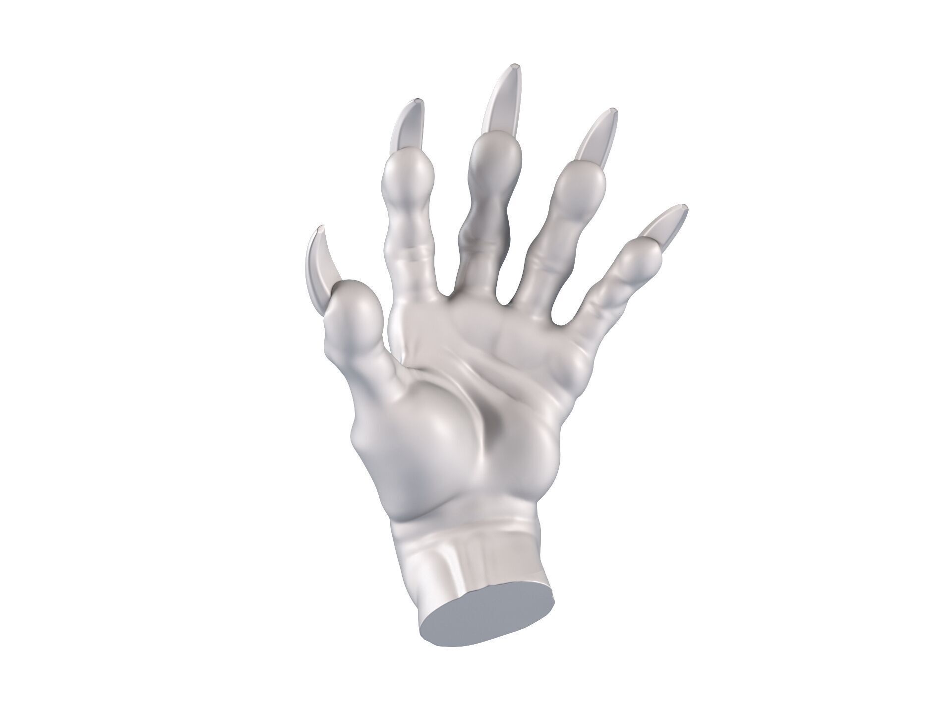 Werewolf Hand - Grab 3D print model_4