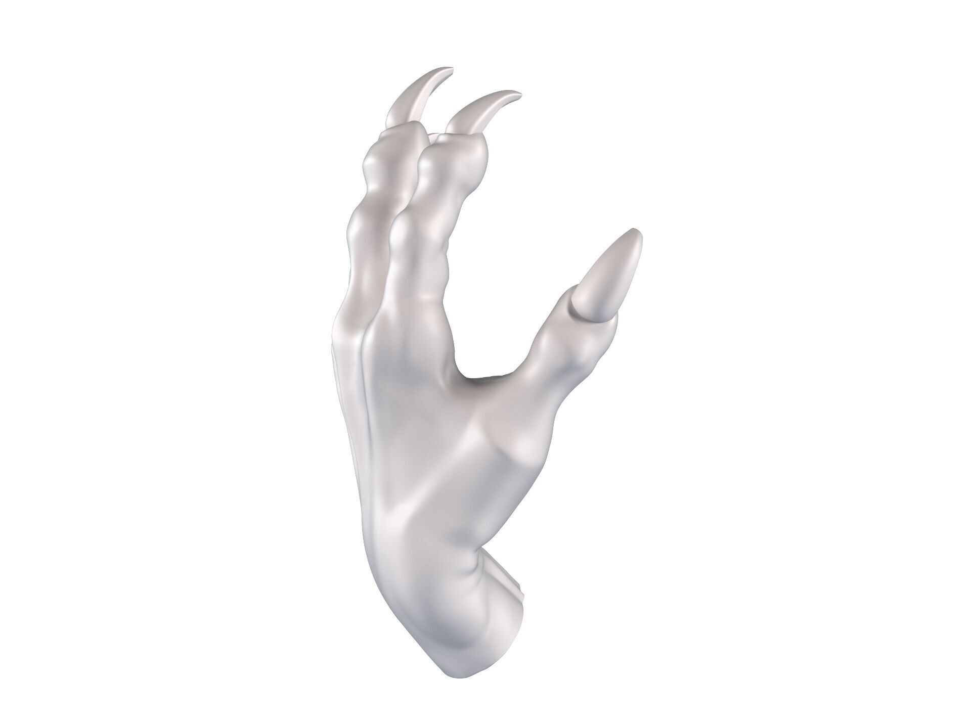 Werewolf Hand - Grab 3D print model_2