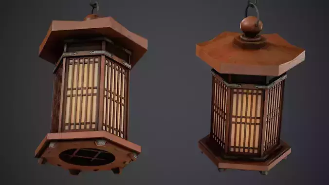 WoodenLamp - PBR Texture