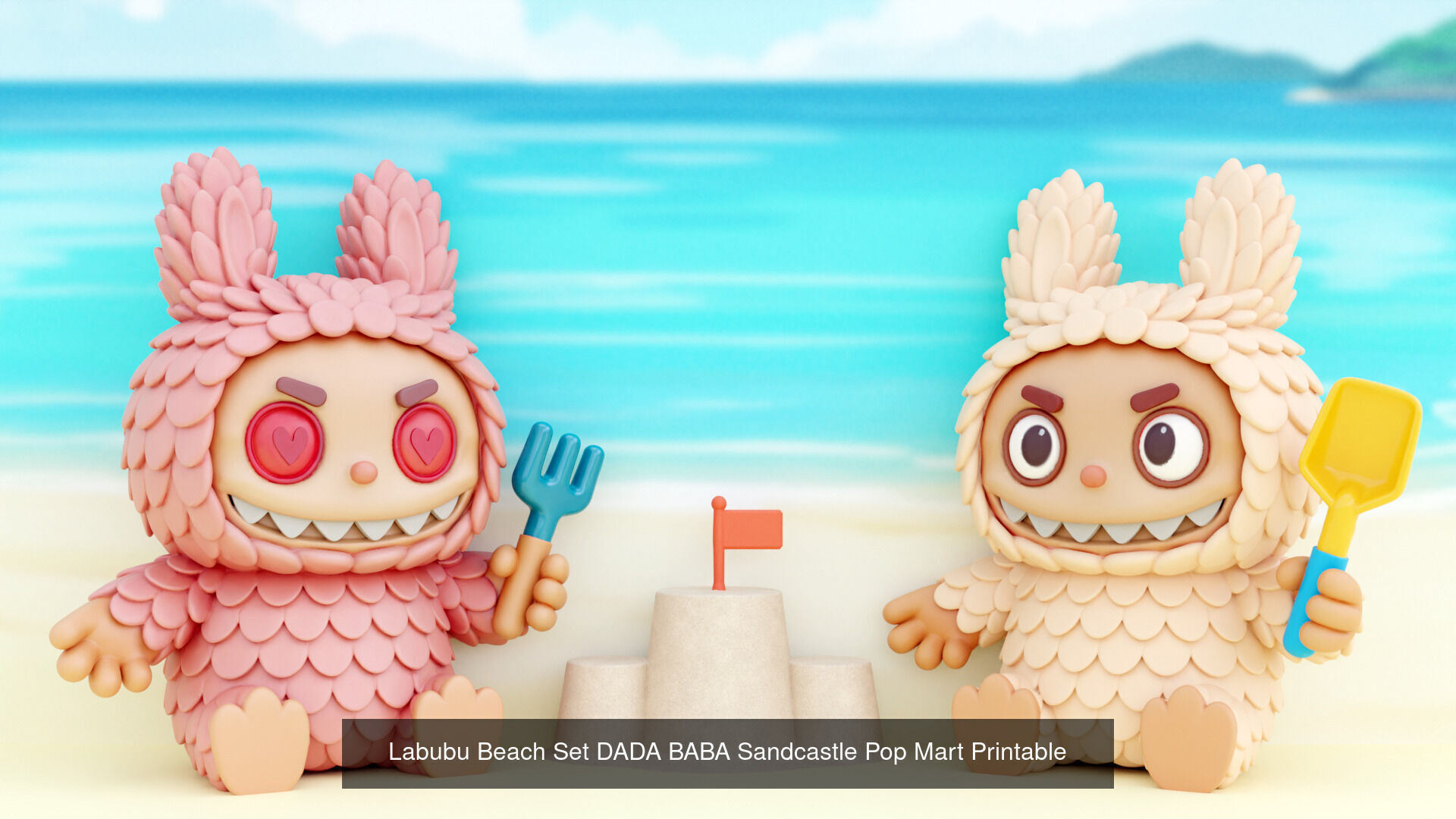 Labubu Have a Seat Series POP MART THE MONSTERS Printable 3D Model Collection_2