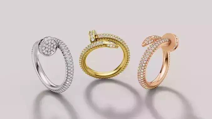 Ring CarTier 3D print model C88 3D print model