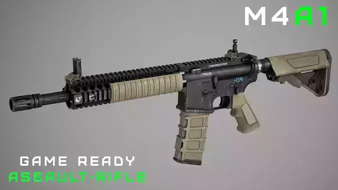Assault rifle M4A1 