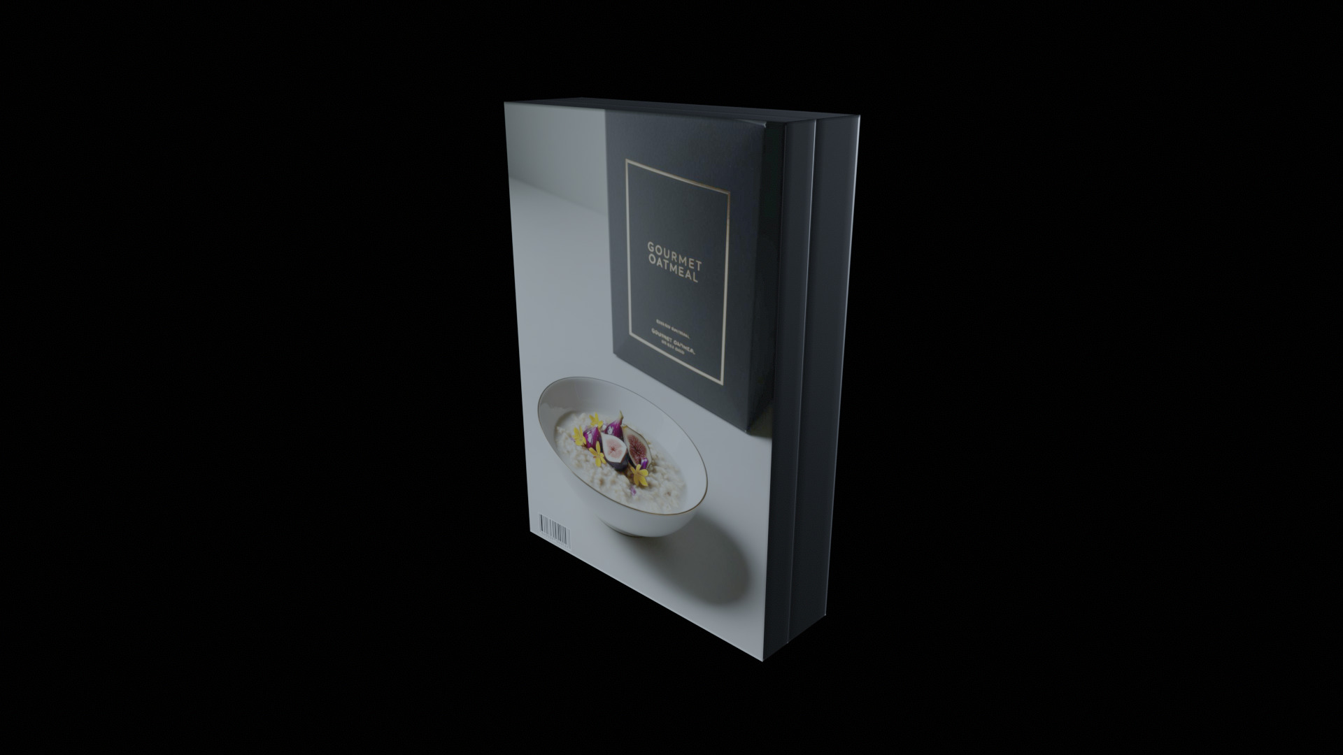 Dry breakfast and cereal-Instant Oatmeal-GAME READY PBR Low-poly 3D model_10