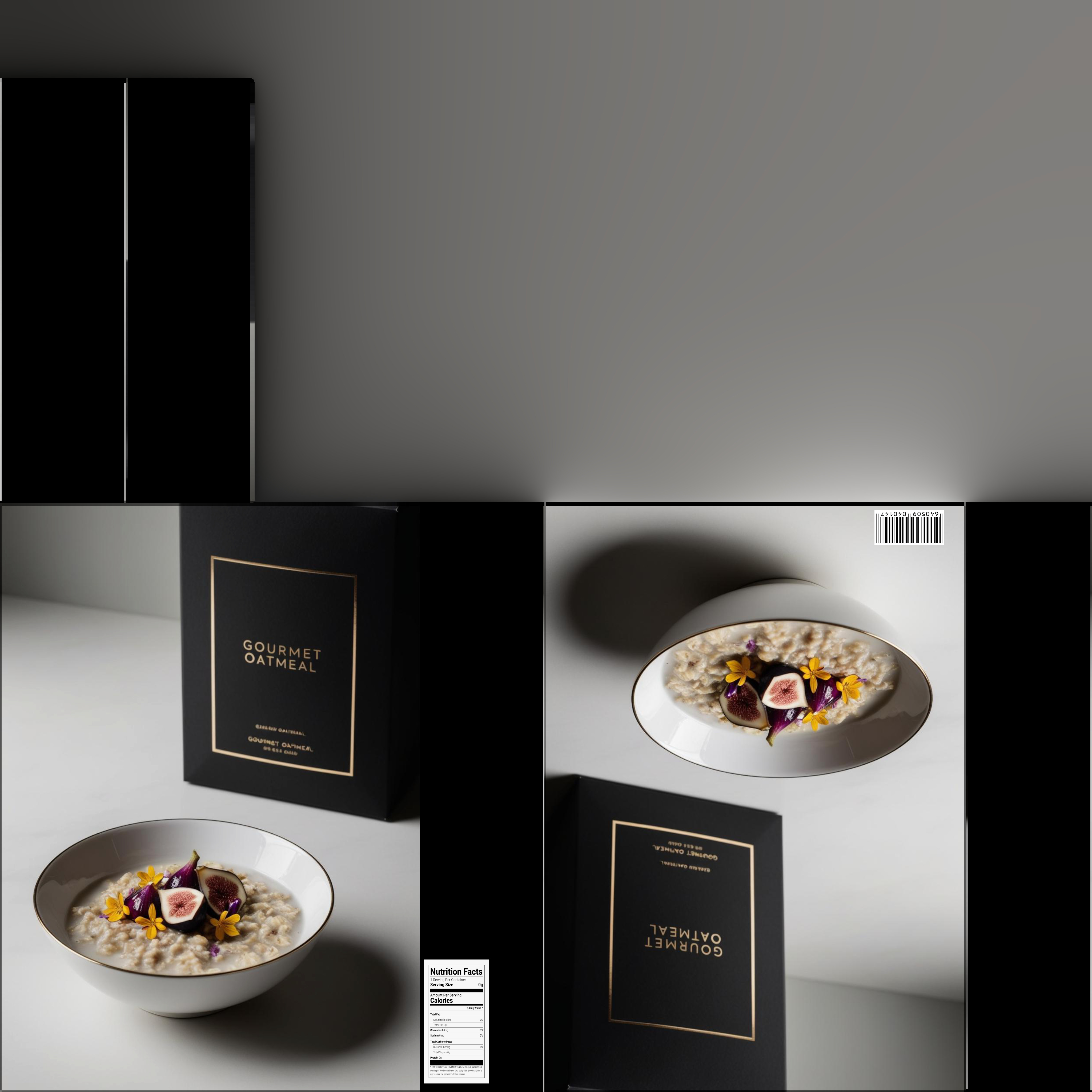 Dry breakfast and cereal-Instant Oatmeal-GAME READY PBR Low-poly 3D model_16