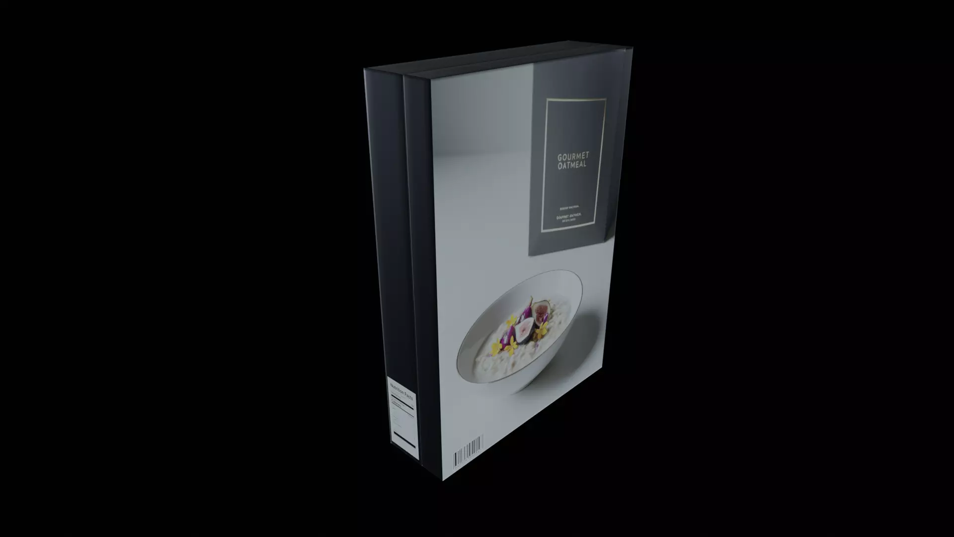 Dry breakfast and cereal-Instant Oatmeal-GAME READY PBR Low-poly 3D model_0