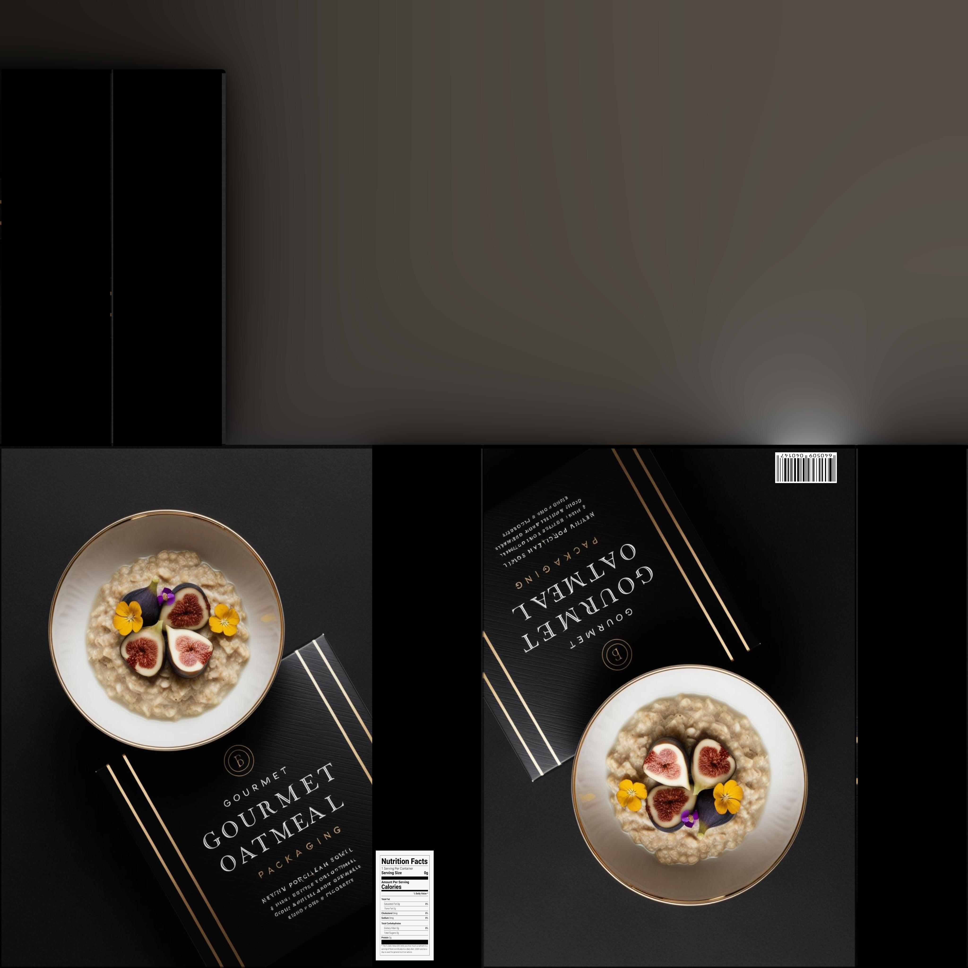 Dry breakfast and cereal-Instant Oatmeal-GAME READY PBR Low-poly 3D model_16