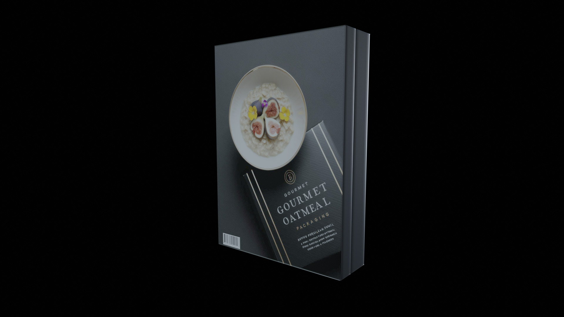 Dry breakfast and cereal-Instant Oatmeal-GAME READY PBR Low-poly 3D model_6