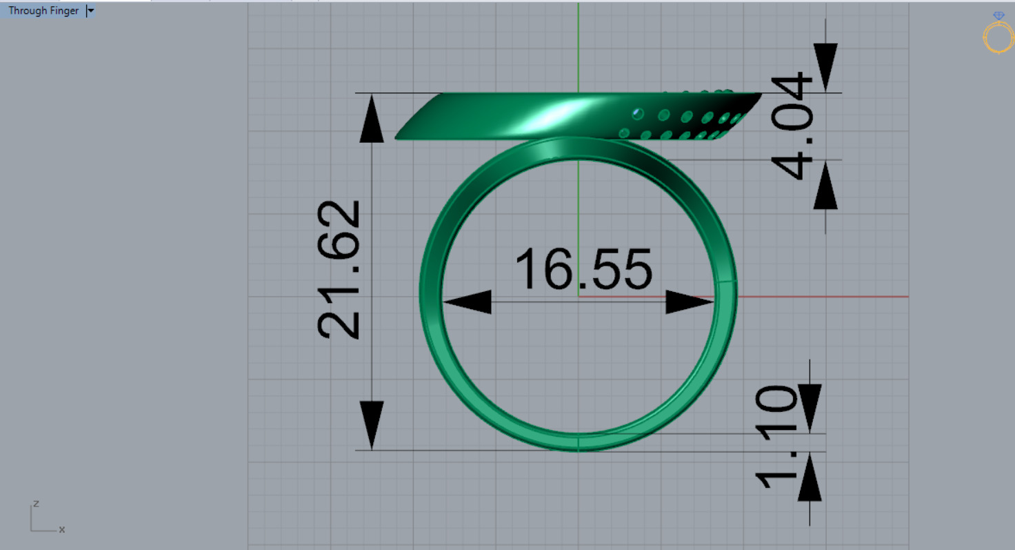 jewelry ring jr00147 3D print model_10