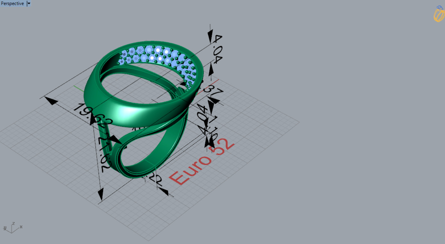 jewelry ring jr00147 3D print model_8
