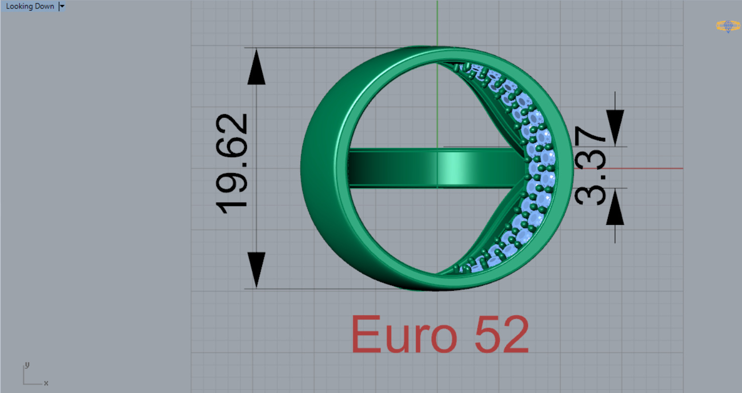 jewelry ring jr00147 3D print model_9
