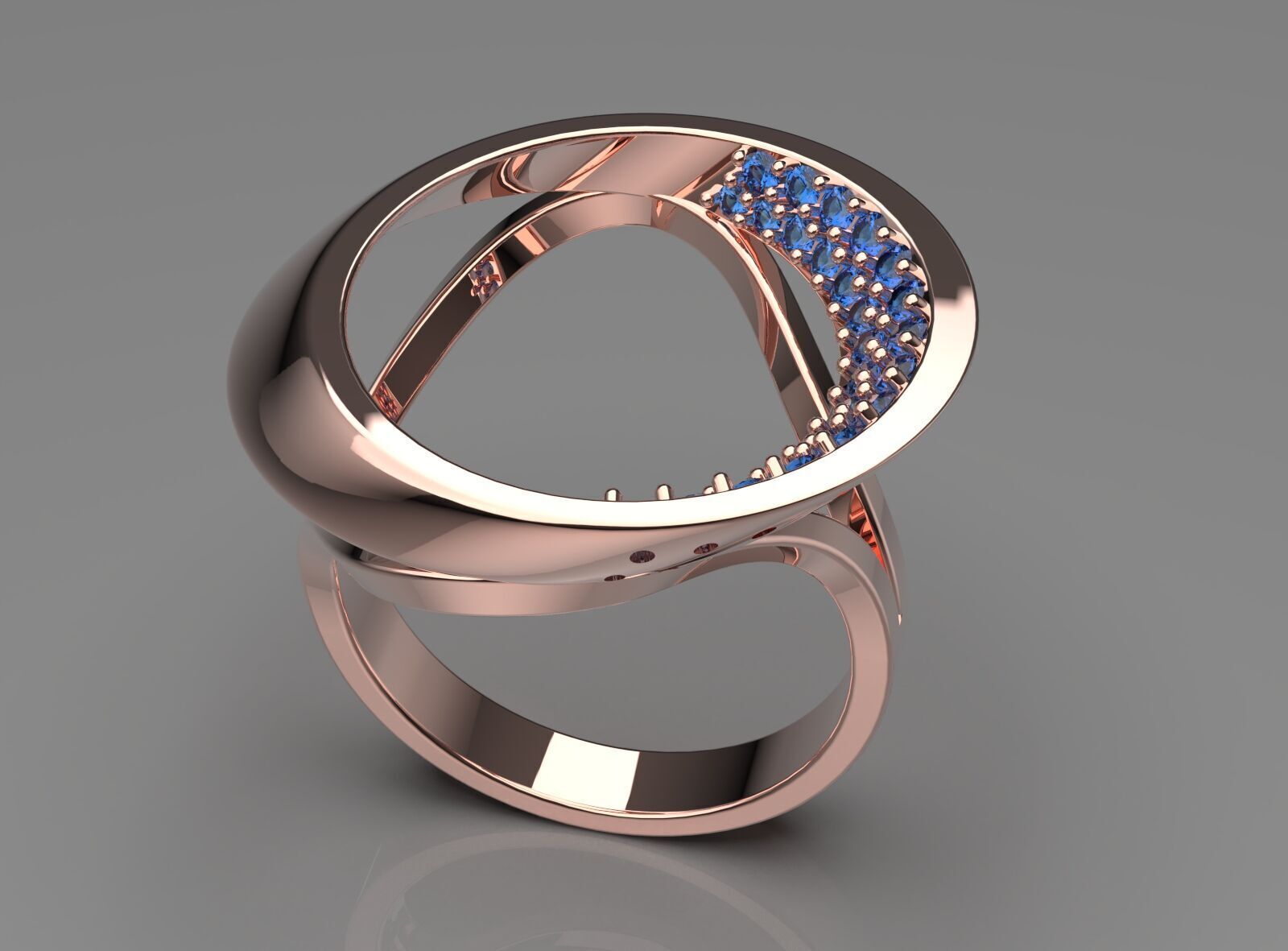 jewelry ring jr00147 3D print model_16