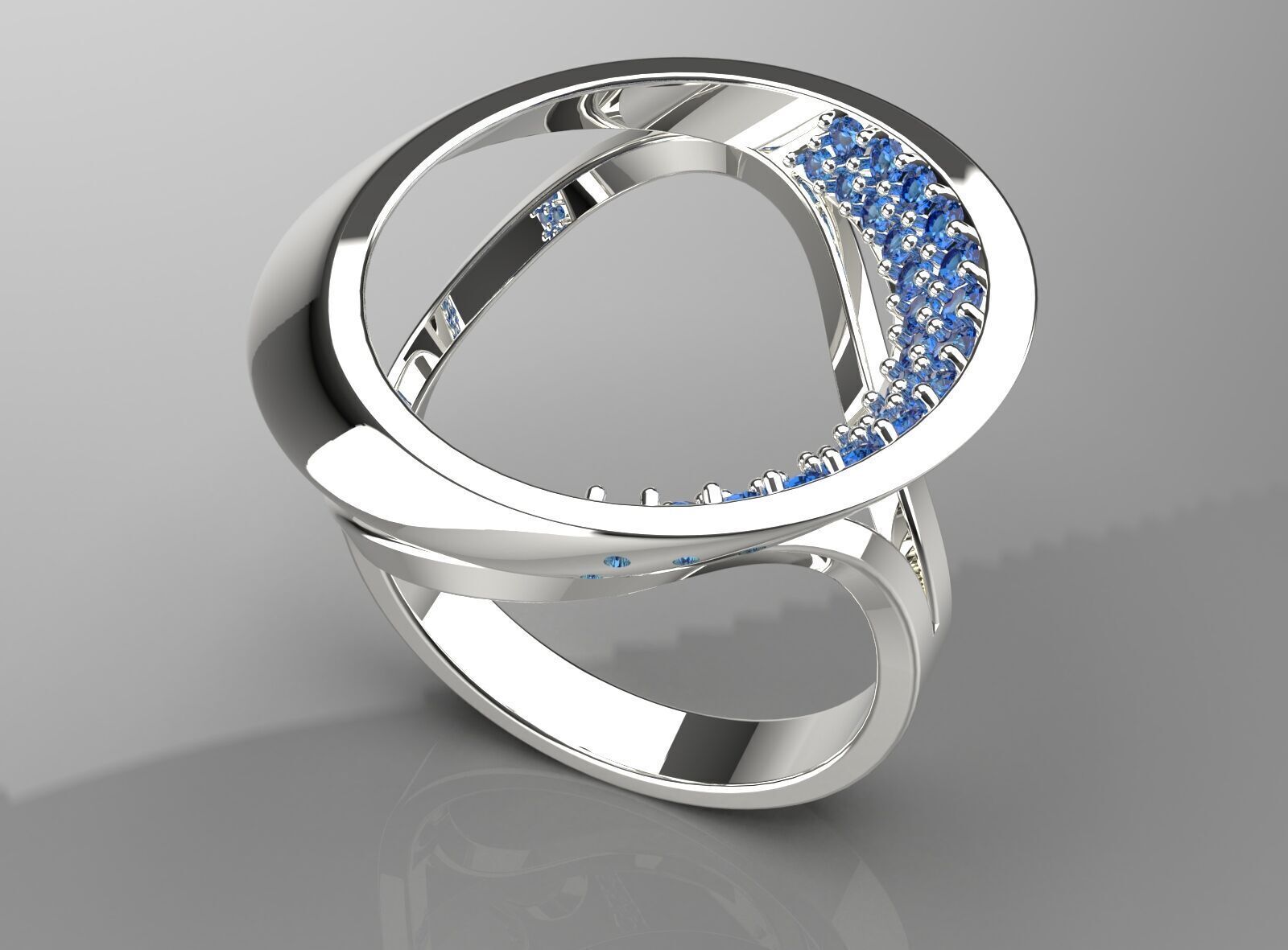 jewelry ring jr00147 3D print model_12