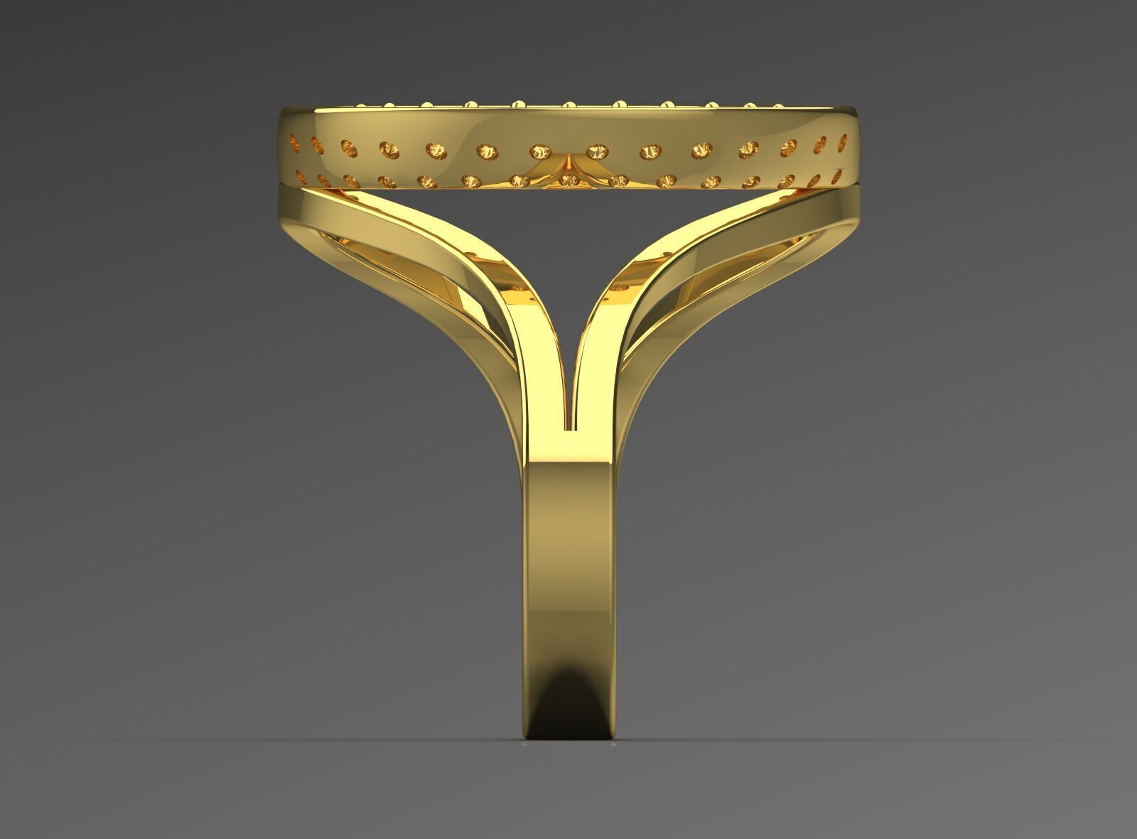 jewelry ring jr00147 3D print model_2