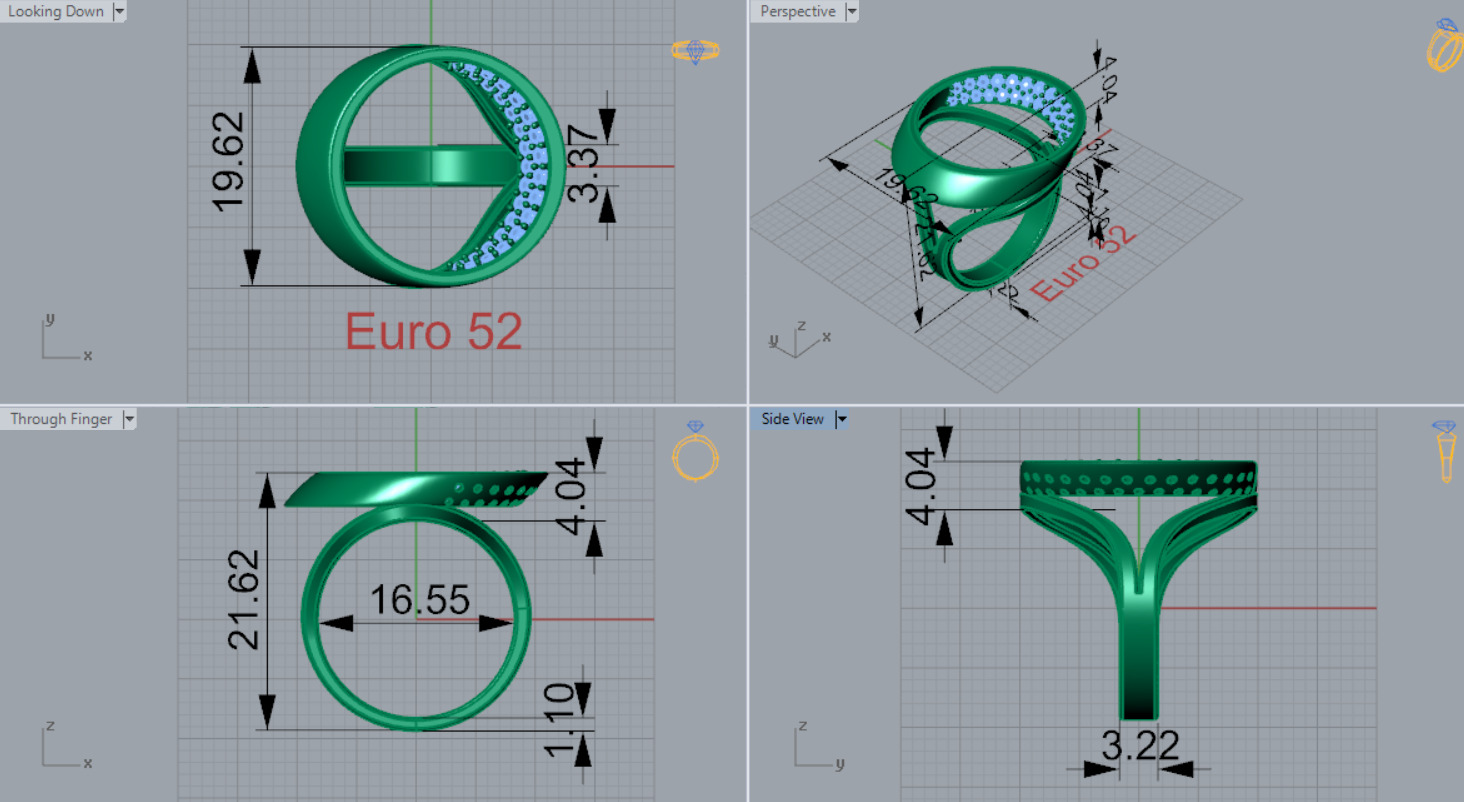 jewelry ring jr00147 3D print model_7