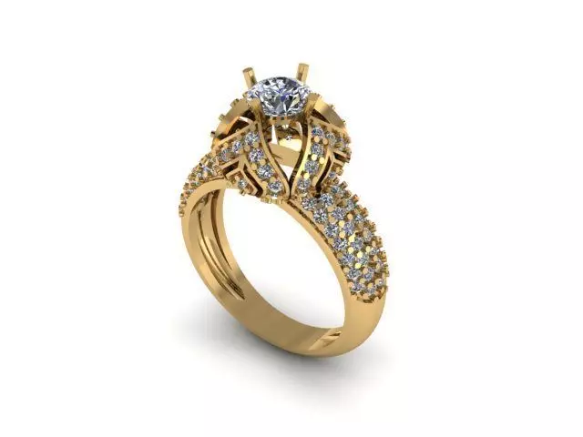 Diamonds Ring Free Free 3D print model