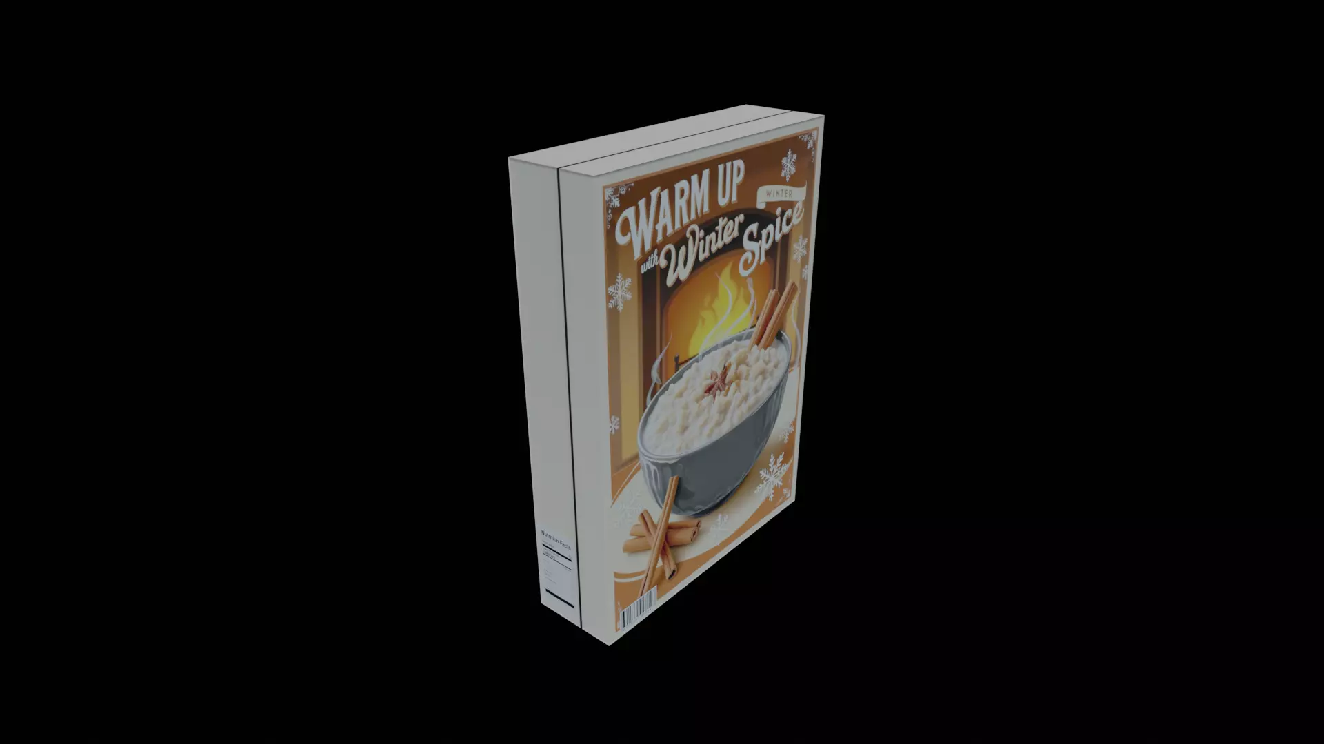 Dry breakfast and cereal-Instant Oatmeal-GAME READY PBR Low-poly 3D model_0