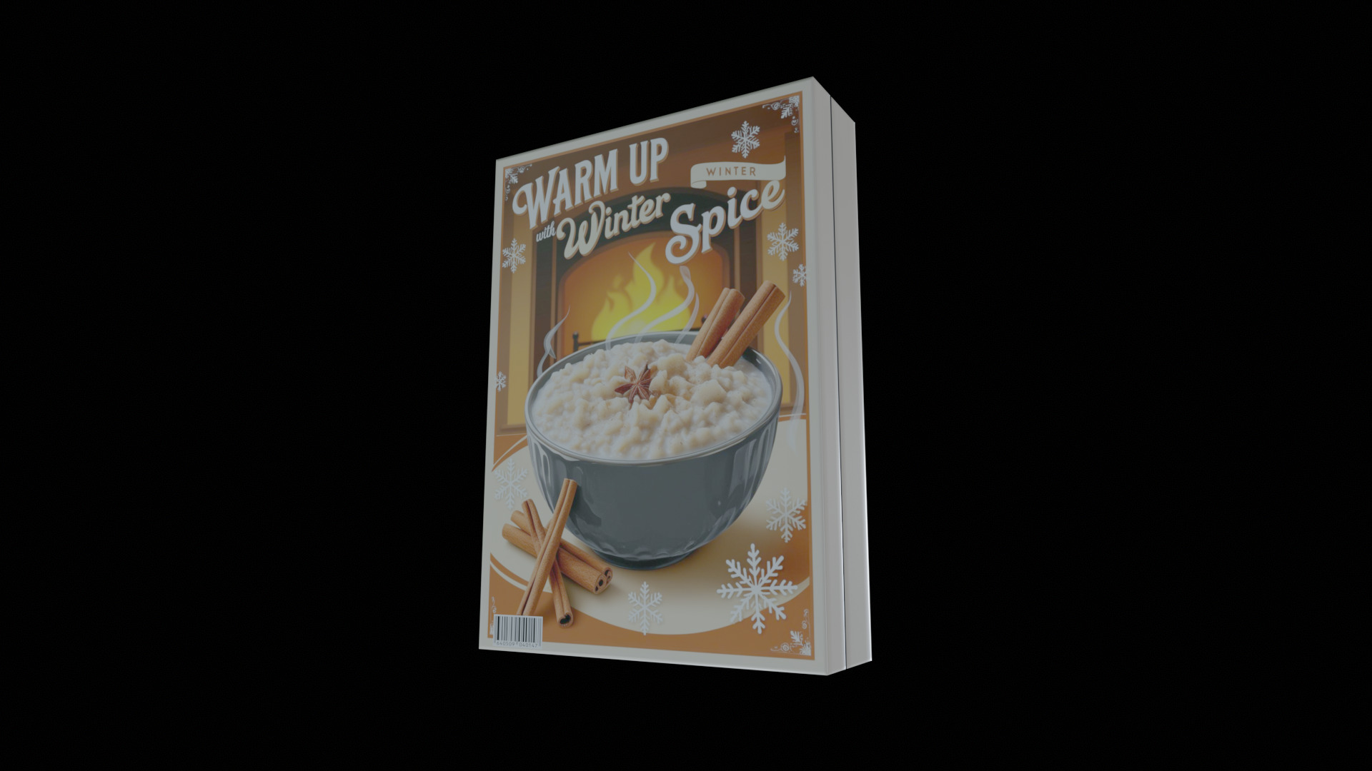 Dry breakfast and cereal-Instant Oatmeal-GAME READY PBR Low-poly 3D model_10