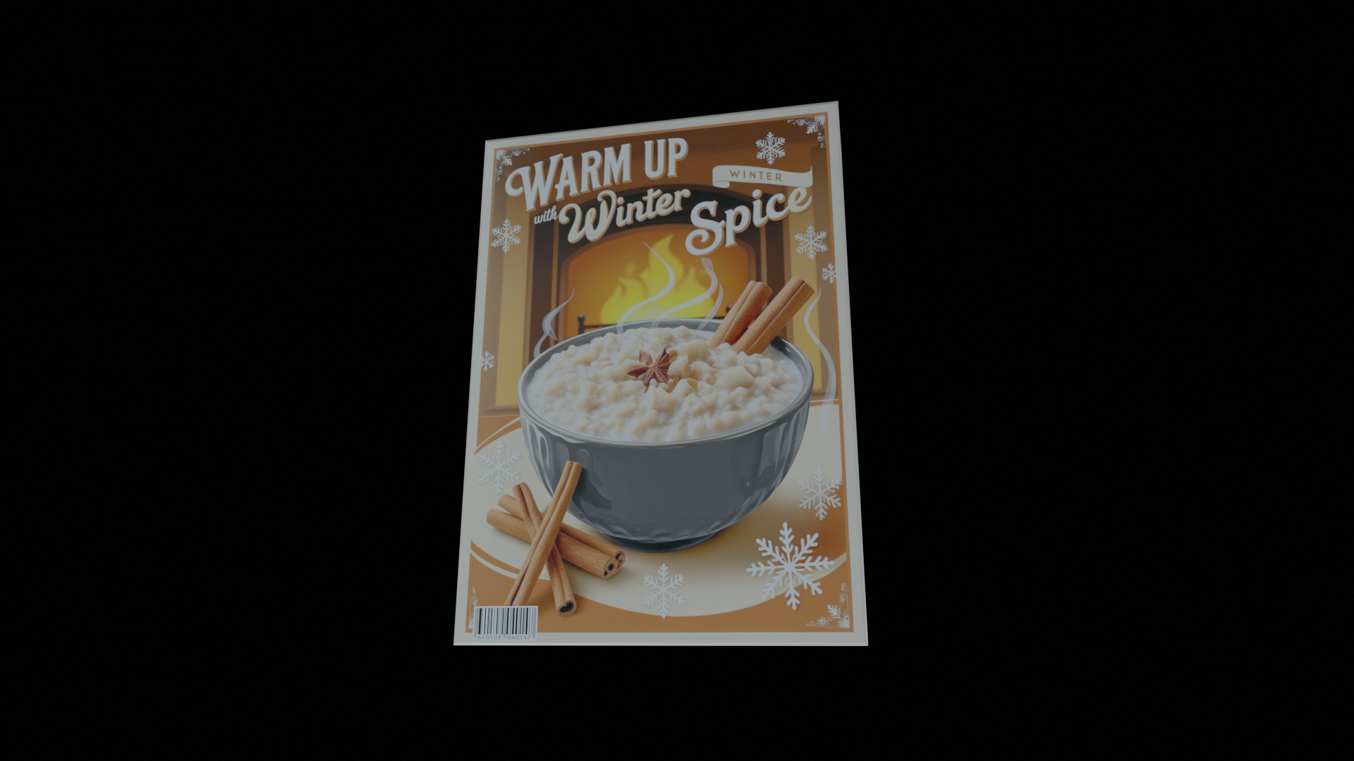 Dry breakfast and cereal-Instant Oatmeal-GAME READY PBR Low-poly 3D model_9