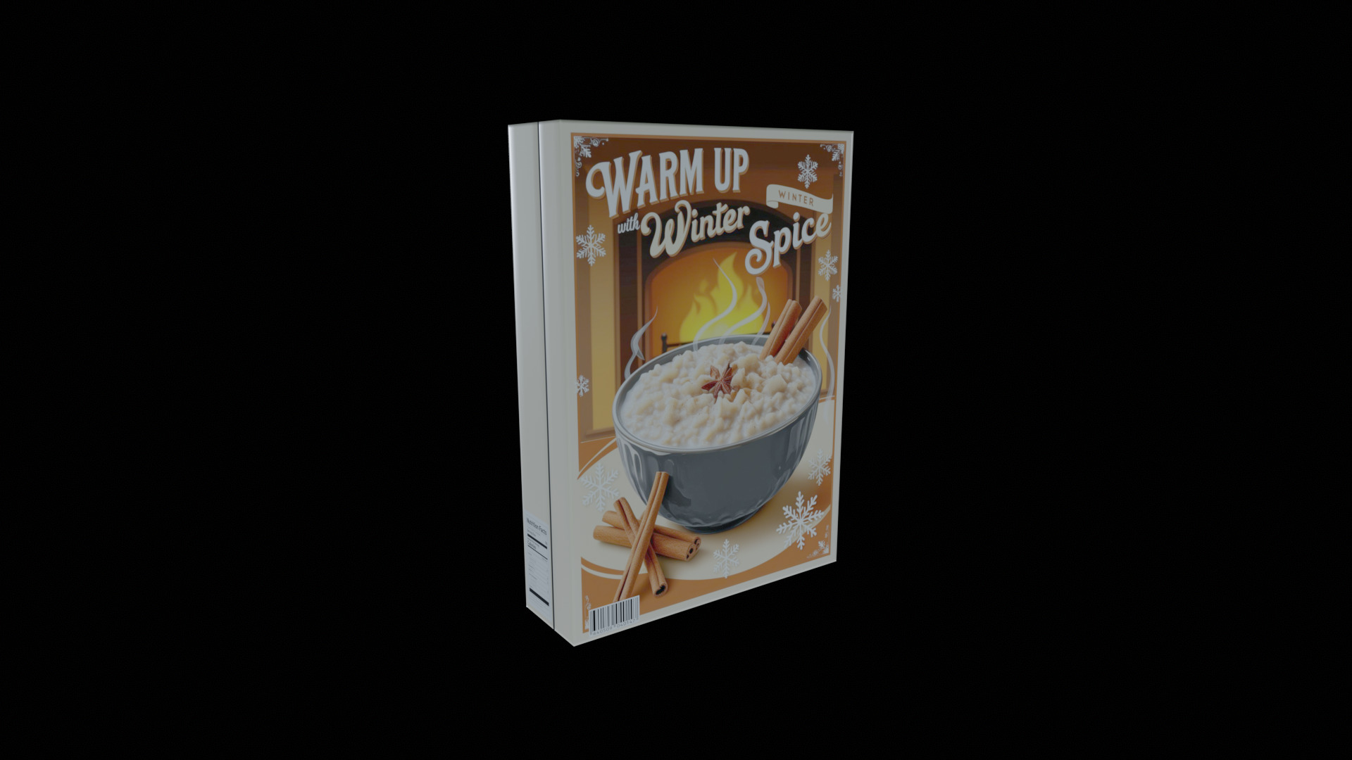 Dry breakfast and cereal-Instant Oatmeal-GAME READY PBR Low-poly 3D model_4