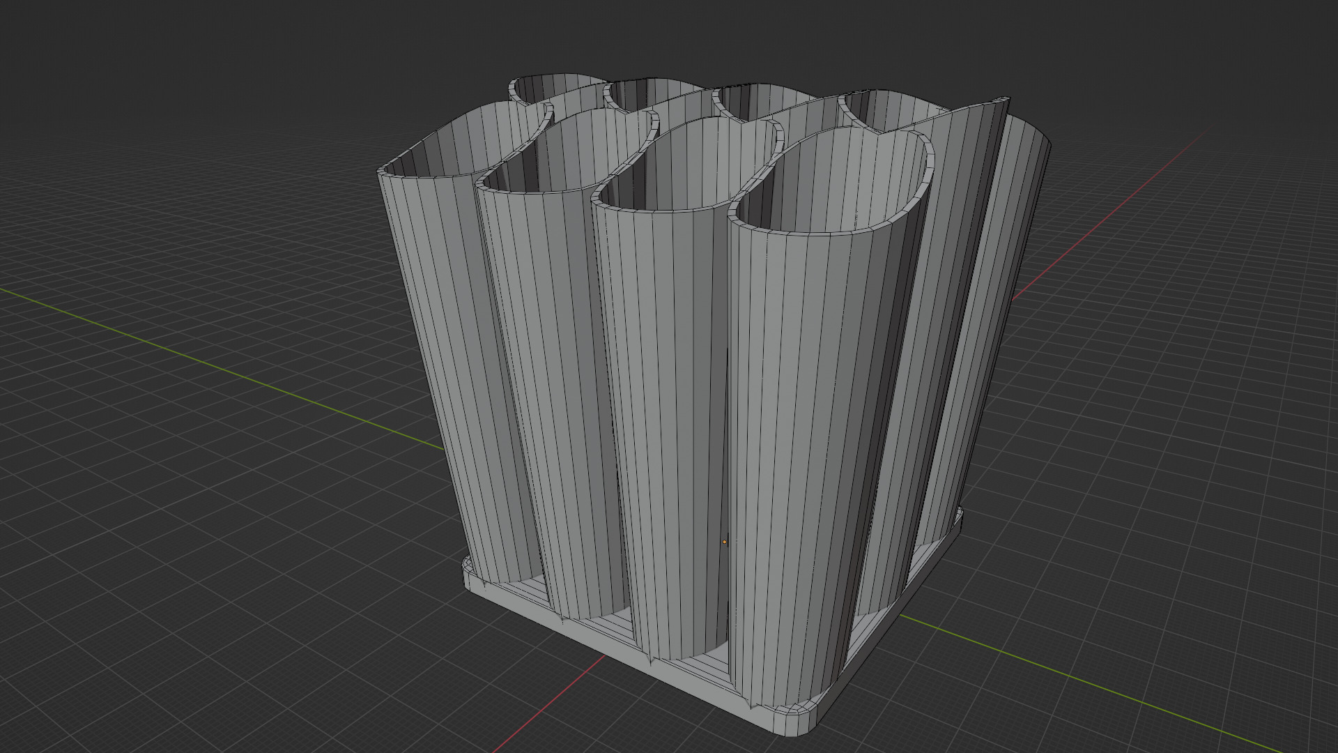 Paint Brush Holder 4x3 3D Printable File 3D print model_8