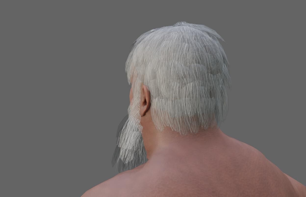 Santa Claus - Fat Man - Papai Noel Low-poly 3D model_6