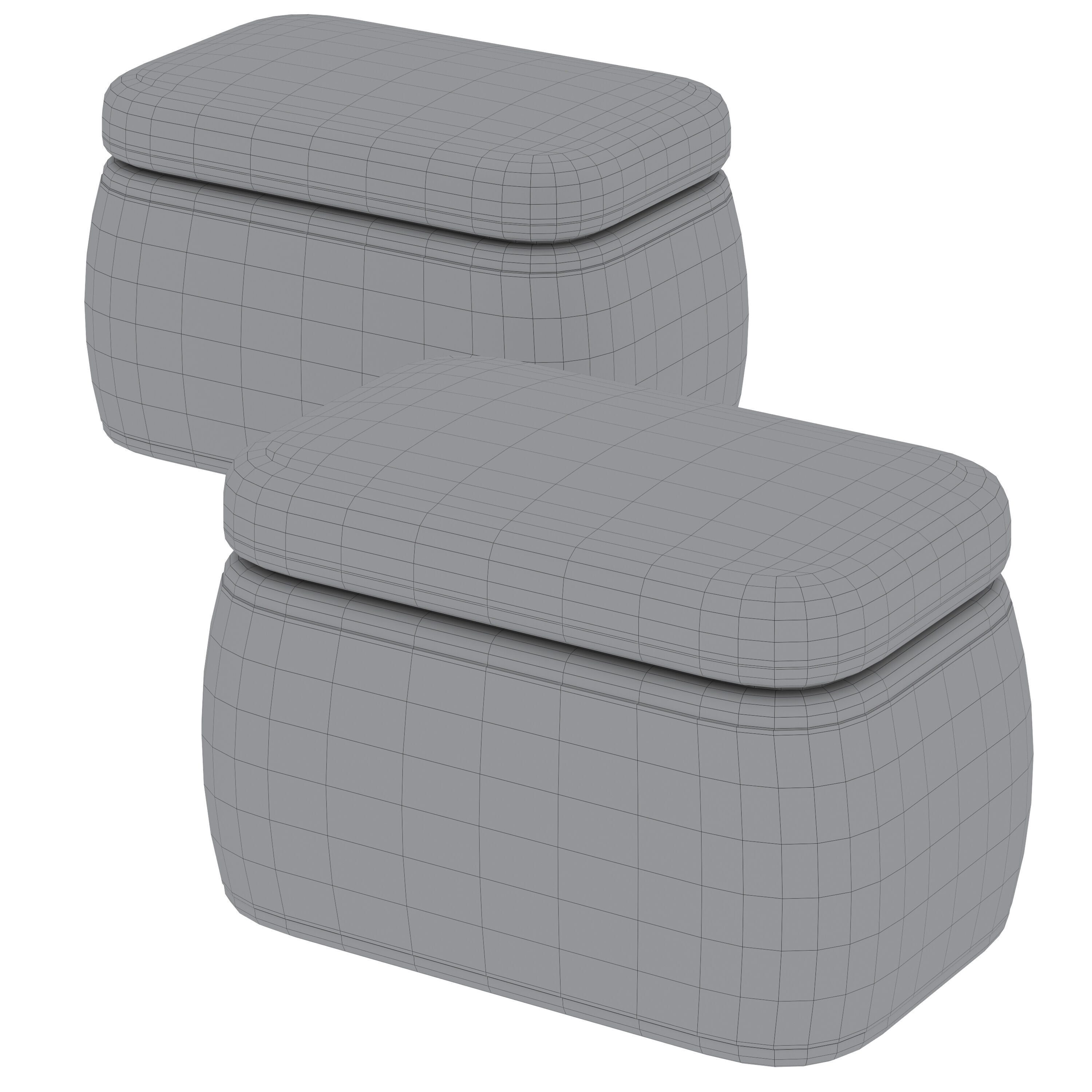 Serene stool by Casa Magna 3D model_5