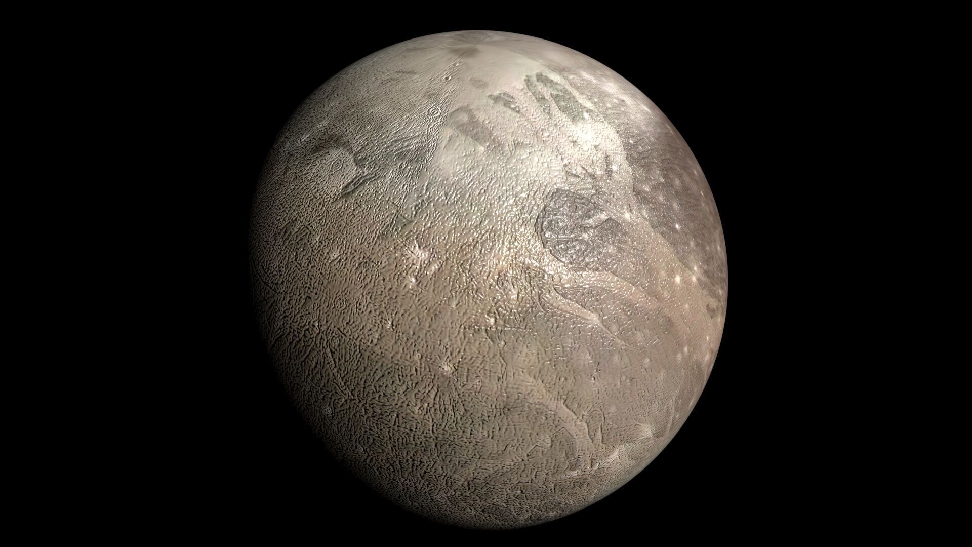 Moons of Jupiter Collection 3D model_7