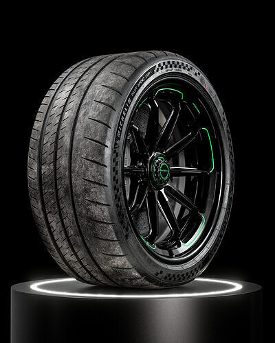 MICHELIN Pilot Sport CUP 2 275 35 ZR19 3D model 6