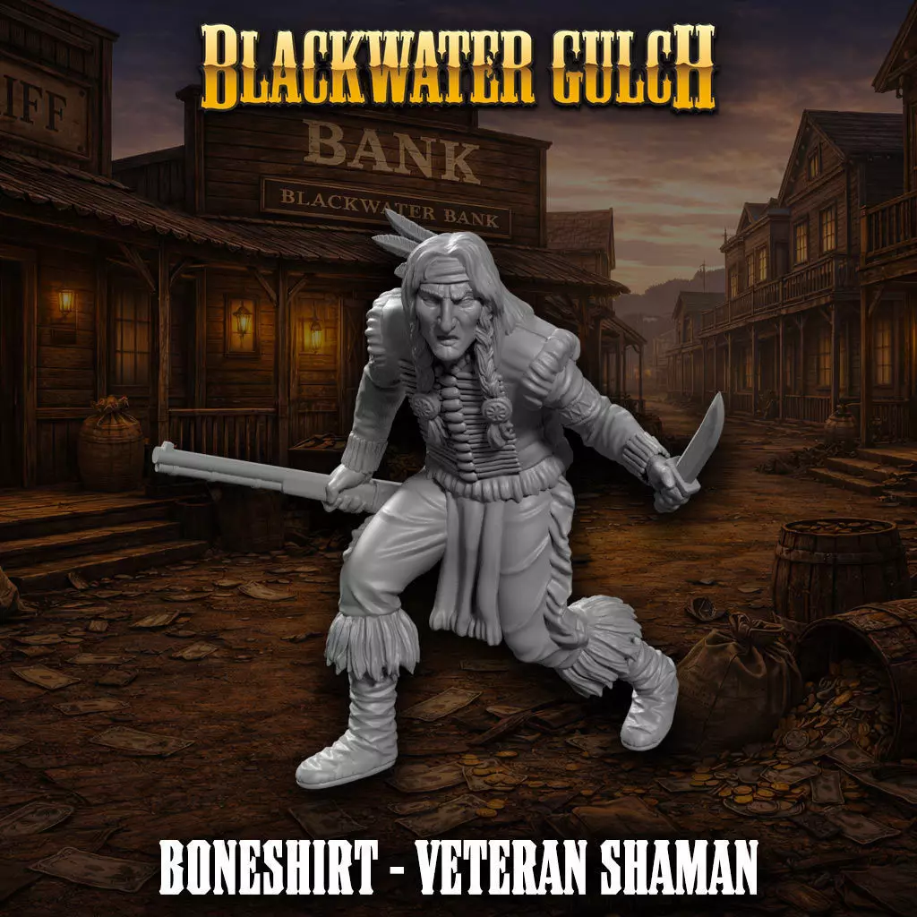 Boneshirt - Veteran Shaman 3D print model