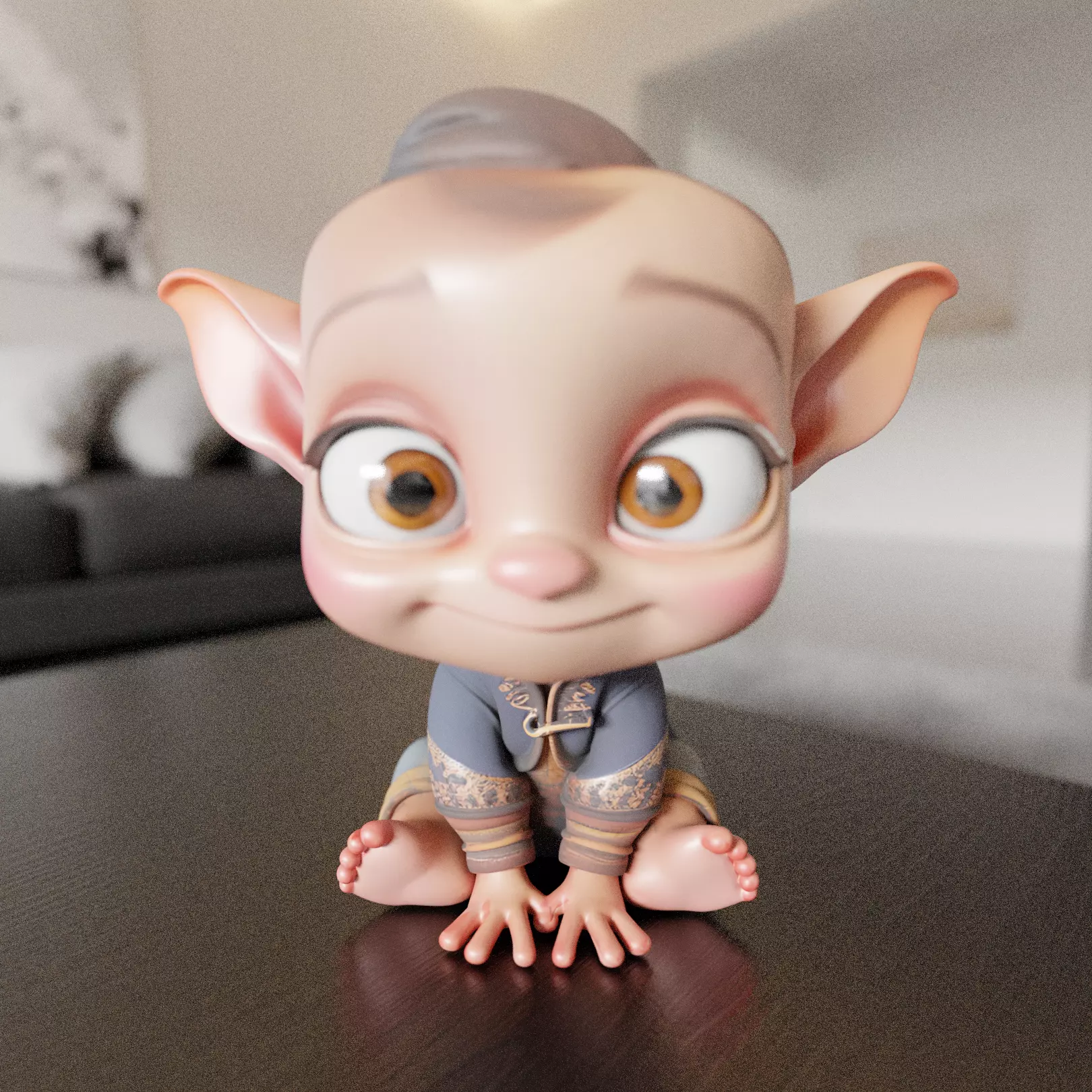 baby elf 3D print model_0