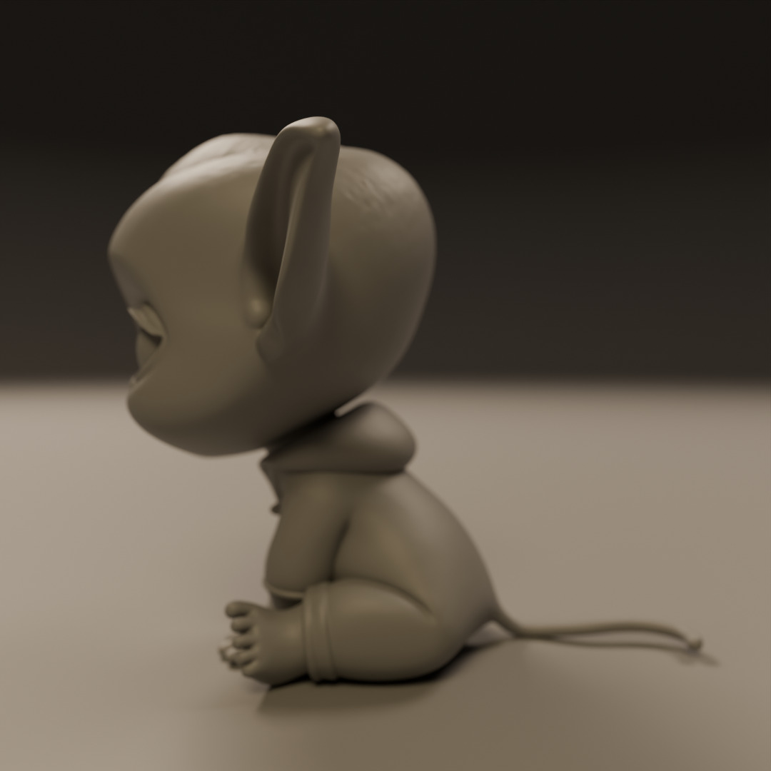 baby elf 3D print model_11